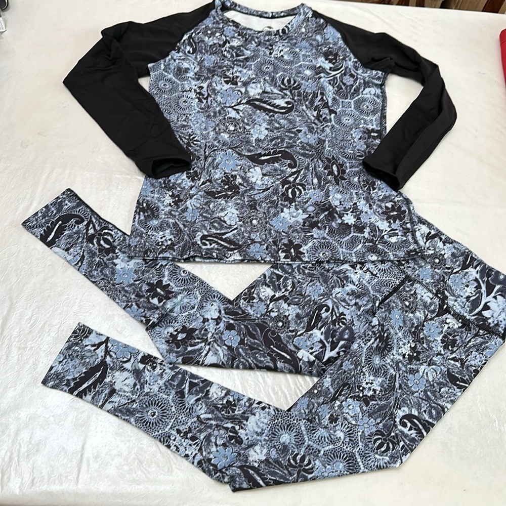 Polarmax 3.0 SUPER MIDWEIGHT BASELAYER SET - Blk Floral